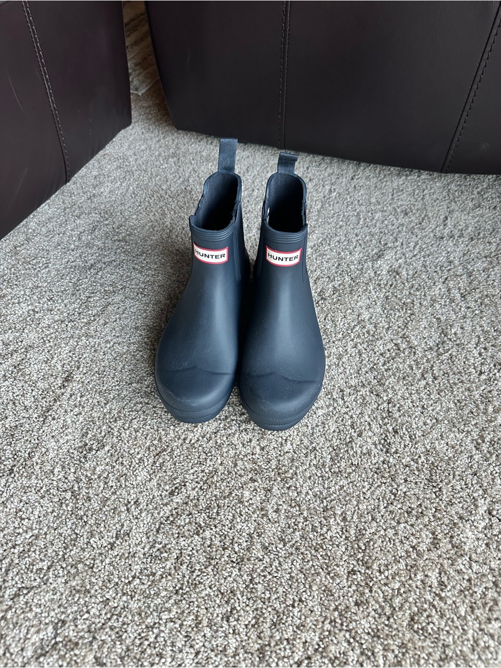 New Navy Hunter Chelsea Rain Boots